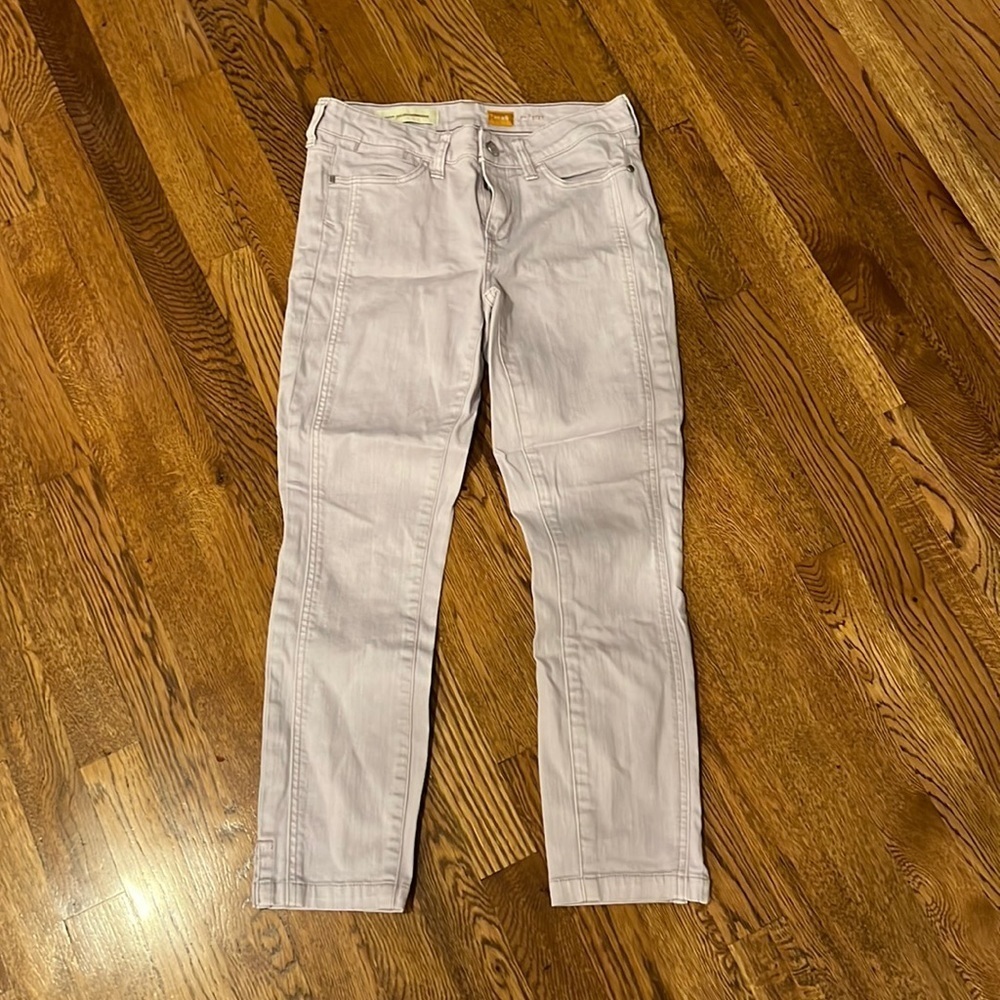 Pilcro and the Letterpress Woman’s Purple Cropped Jeans Size 26